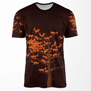 Blazing Fox Tree All-over-print T-shirt