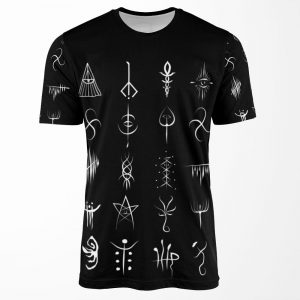 Bloodborne Caryll Runes All-over-print T-shirt