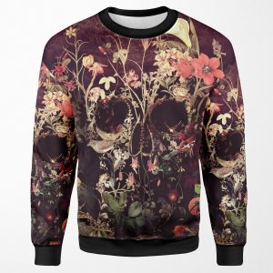 Bloom Skull All-over-print Unisex Sweatshirt