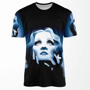 Blue All-over-print T-shirt