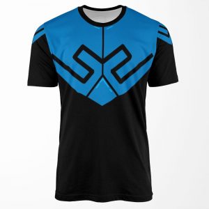 Blue Beetle Armor All-over-print T-shirt