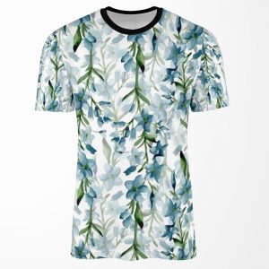 Blue Branches All-over-print T-shirt