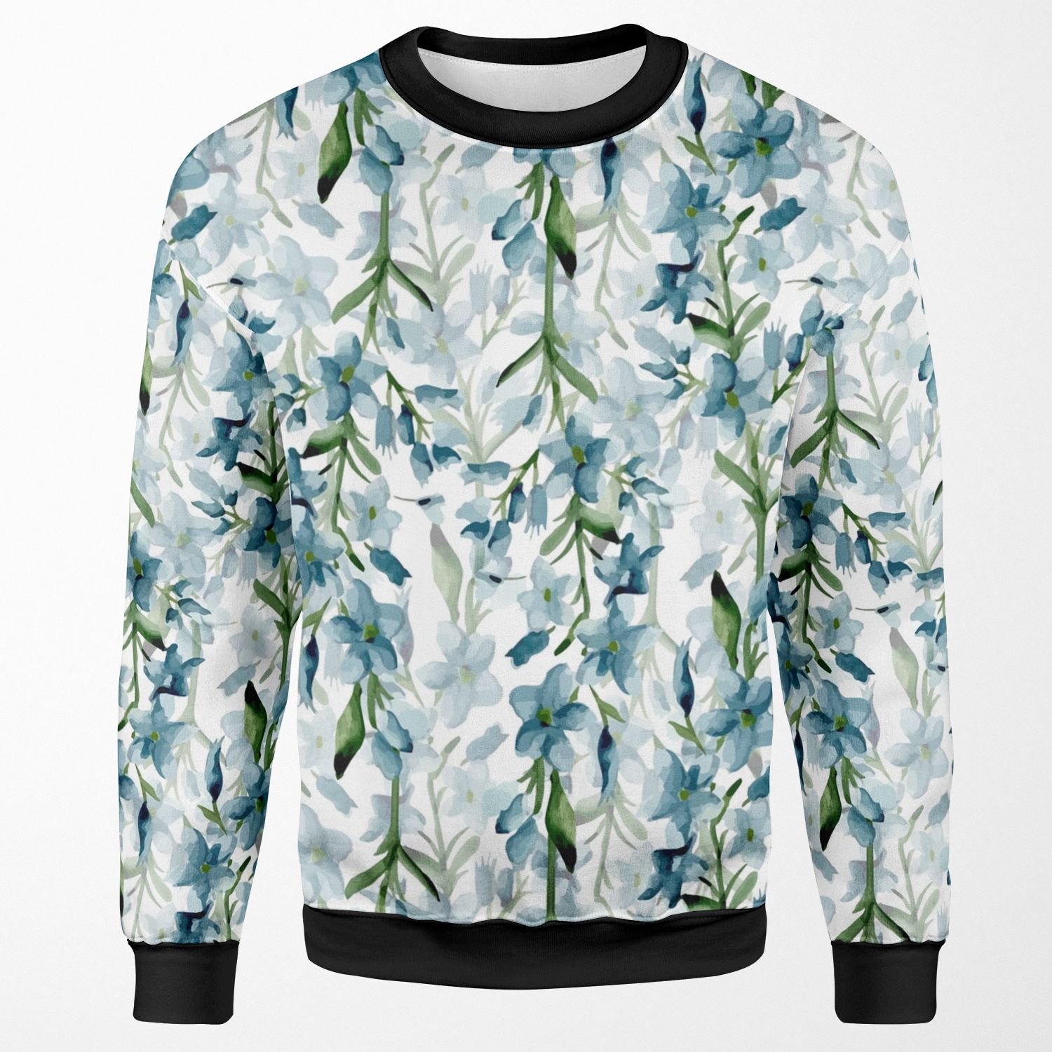 Blue Branches All-over-print Unisex Sweatshirt