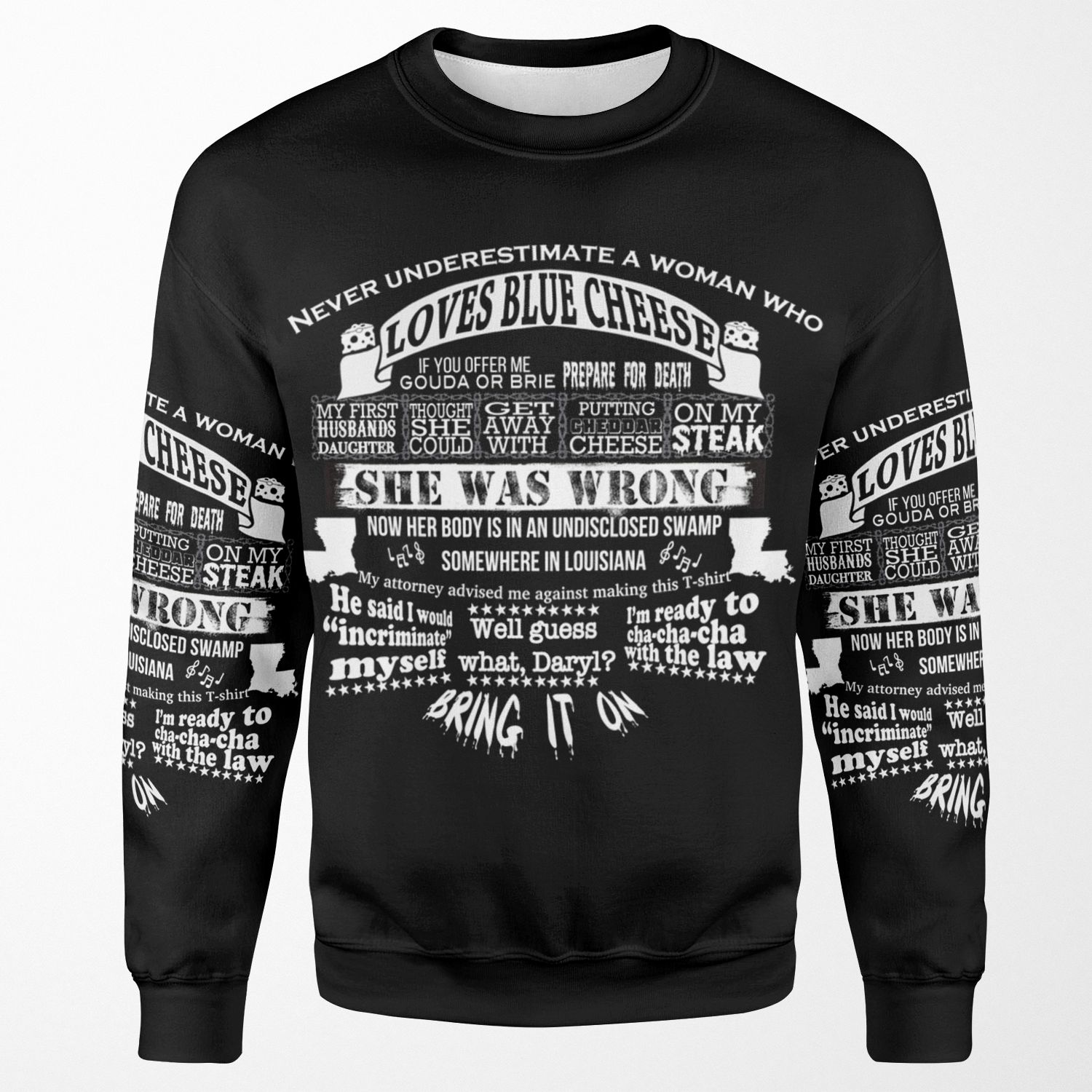 Blue Cheese Lover All-over-print Unisex Sweatshirt