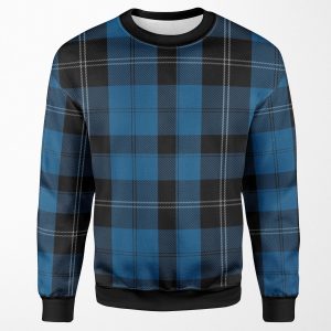Blue Clan Ramsay Hunting Tartan Plaid Pattern All-over-print Unisex Sweatshirt