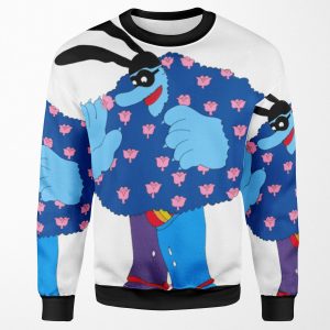 Blue Meanie All-over-print Unisex Sweatshirt