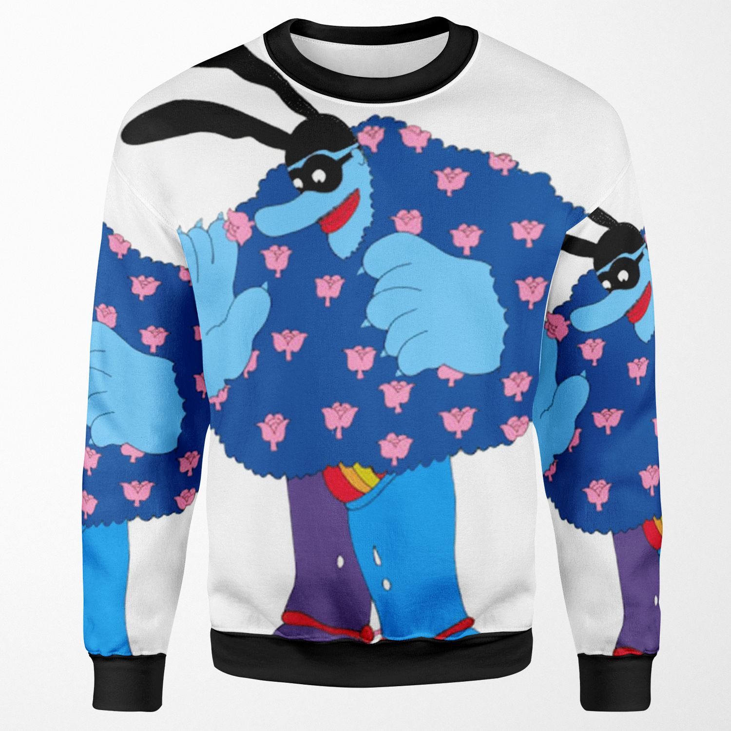 Blue Meanie All-over-print Unisex Sweatshirt