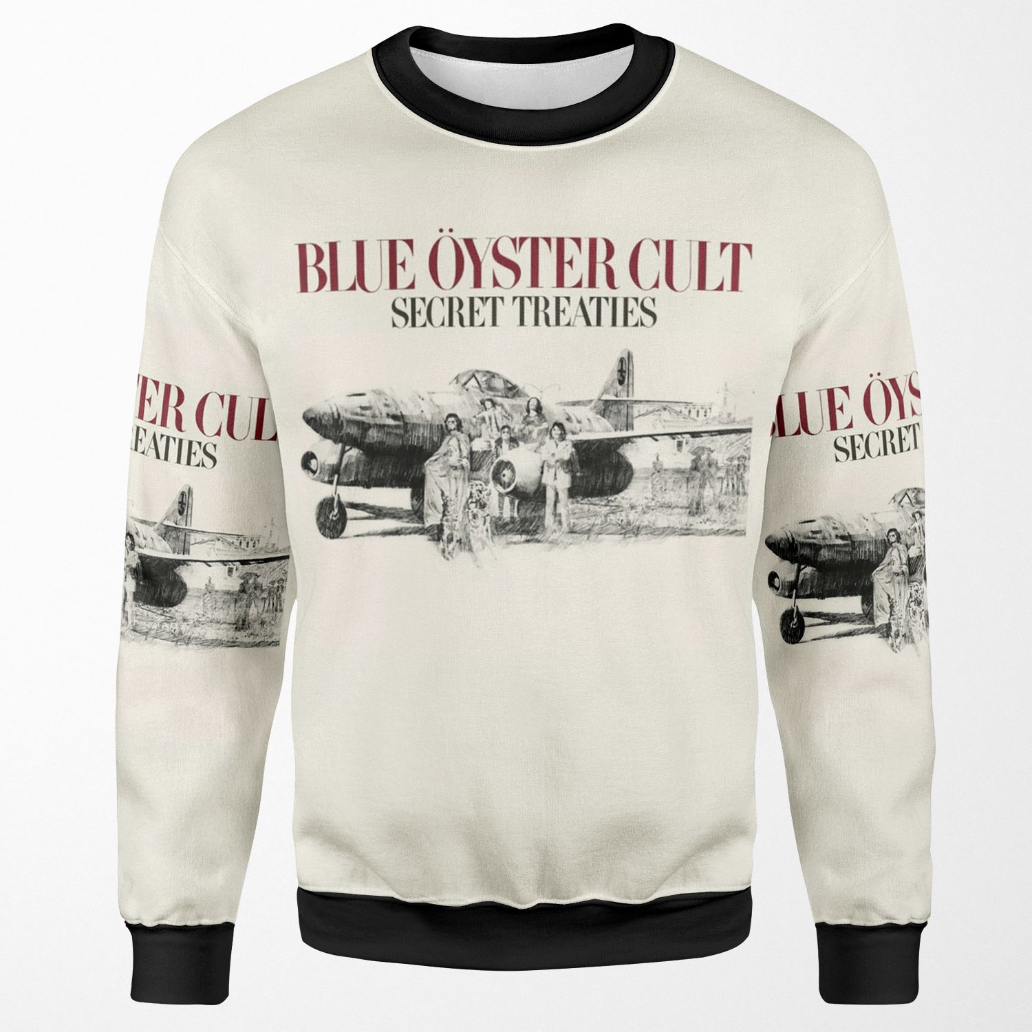 Blue Oyster Cult Secret Treaties All-over-print Unisex Sweatshirt