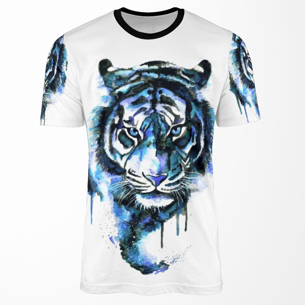 Blue Tiger All-over-print T-shirt