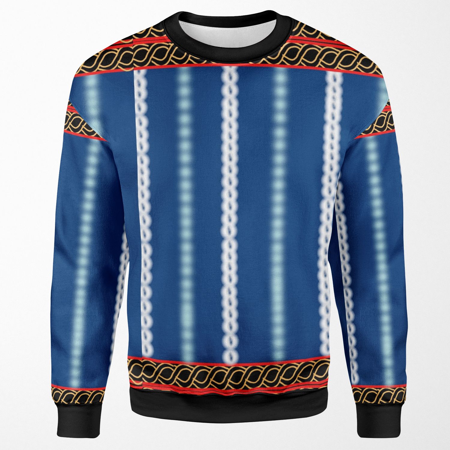 Blue Toghu Kom Cameroon All-over-print Unisex Sweatshirt