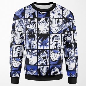 Bnha Iida Collage All-over-print Unisex Sweatshirt