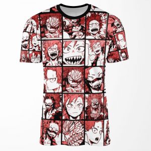 Bnha Kirishima Collage Color Version All-over-print T-shirt
