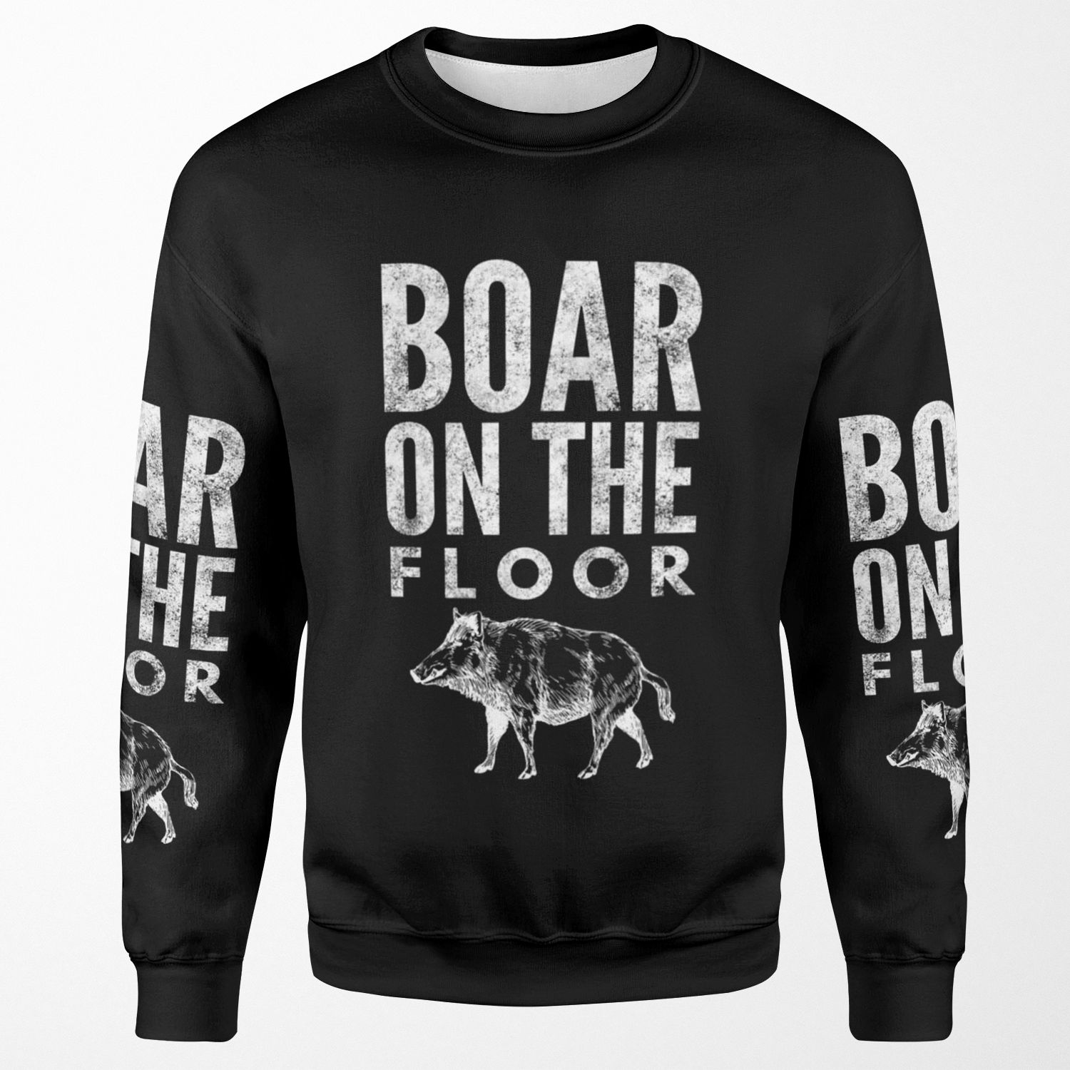 Boar On The Floor All-over-print Unisex Sweatshirt