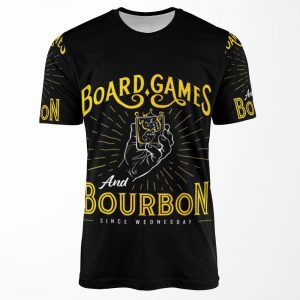 Board Games And Bourbon All-over-print T-shirt