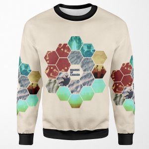 Boards Of Canada Hexagon Sun All-over-print Unisex Sweatshirt