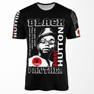 Bobby Hutton Black Panther All-over-print T-shirt