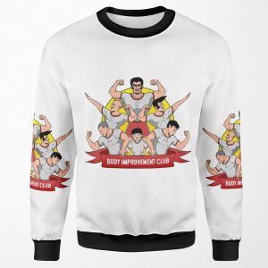 Body Improvement Club All-over-print Unisex Sweatshirt