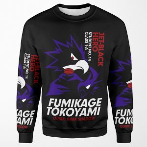 Boku No Hero Academia Fumikage Tokoyami My Hero Academy All-over-print Unisex Sweatshirt