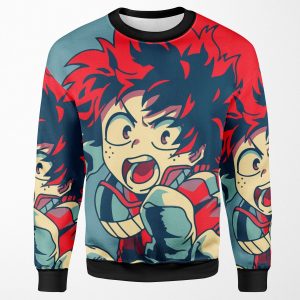 Boku No Hero Academia Midoriya All-over-print Unisex Sweatshirt