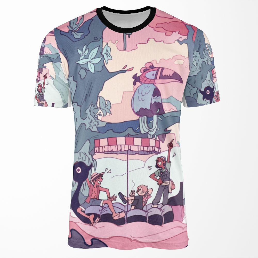 Bon Voyage All-over-print T-shirt