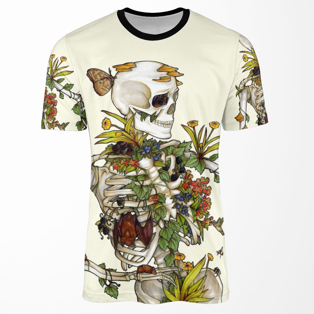 Bones And Botany All-over-print T-shirt