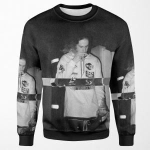 Bones Smoking A Phat Blunt All-over-print Unisex Sweatshirt