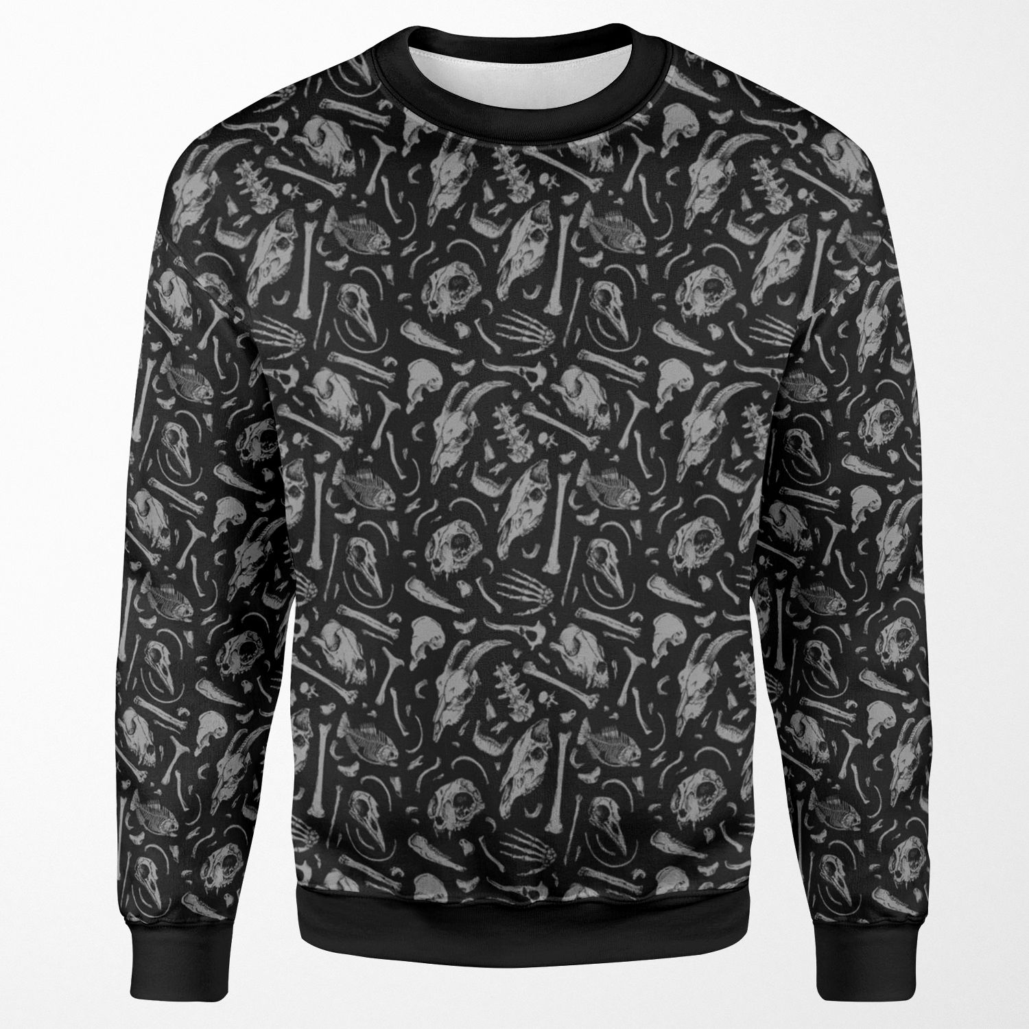 Bones All-over-print Unisex Sweatshirt