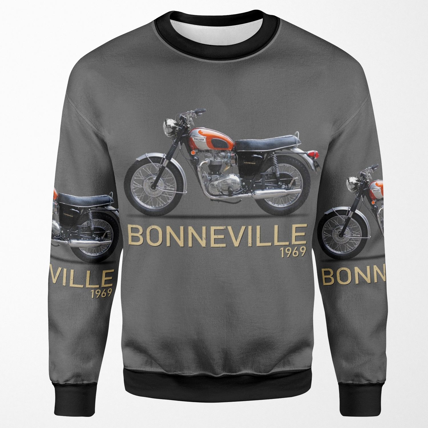 Bonneville T120 1969 All-over-print Unisex Sweatshirt