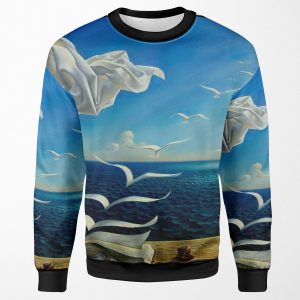 Book To Birds Vintage Fantasy Surreal Print All-over-print Unisex Sweatshirt
