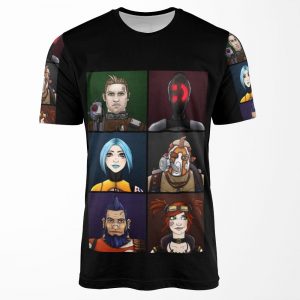 Borderlands 2 Vault Hunters All-over-print T-shirt