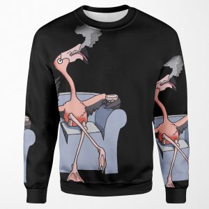 Boston Legal Flamingos Alan Shore All-over-print Unisex Sweatshirt