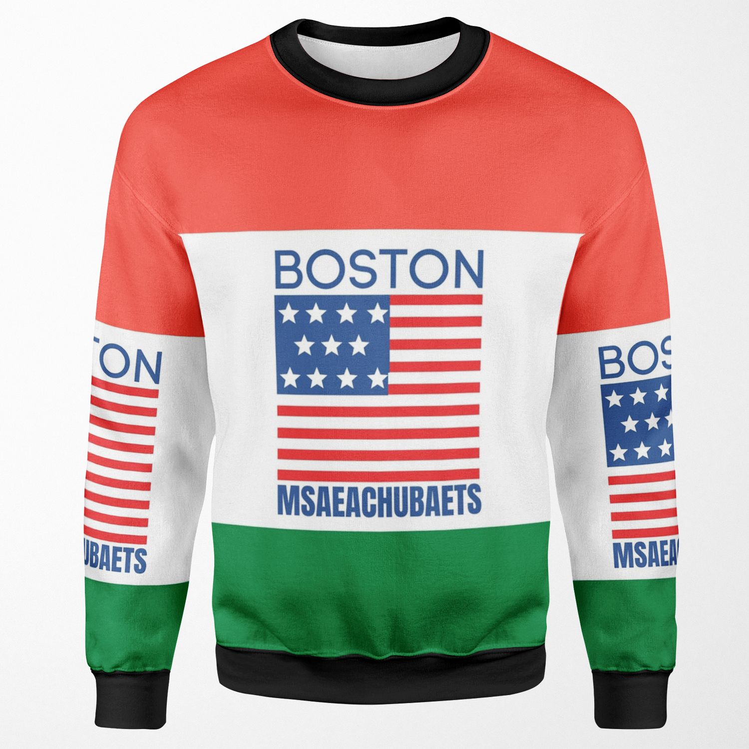 Boston Msaeachubaets All-over-print Unisex Sweatshirt
