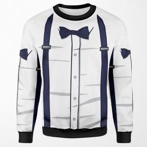 Bow Tie And Suspenders All-over-print Unisex Sweatshirt