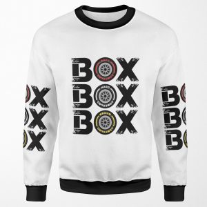 Box Box Box F1 Tyre Compound V2 Design All-over-print Unisex Sweatshirt