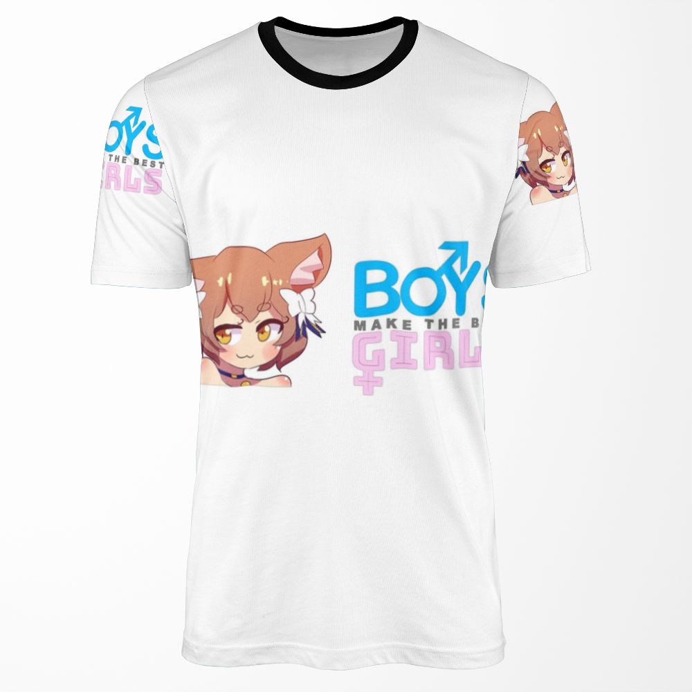 Boys Make The Best Girls All-over-print T-shirt