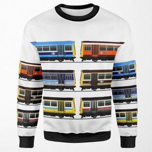 Br Pacer Trains All-over-print Unisex Sweatshirt