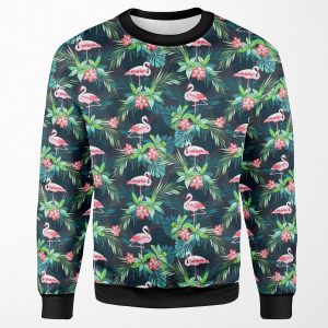 Bright Flamingos All-over-print Unisex Sweatshirt