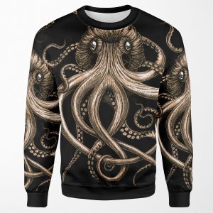 Bronze Kraken All-over-print Unisex Sweatshirt