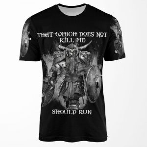 Bruenor Battlehammer Mithral Hall Dwarf Faerun Fourthpeak Frost Hills All-over-print T-shirt