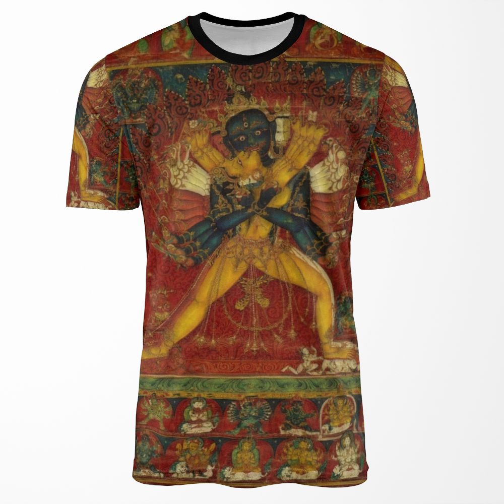 Buddhist Deity Kalachakra All-over-print T-shirt