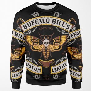 Buffalo Bill S Custom Leather All-over-print Unisex Sweatshirt