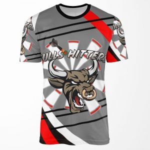 Bull Hitters Darts Team All-over-print T-shirt