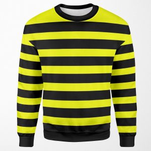 Bumble Bee Line All-over-print Unisex Sweatshirt