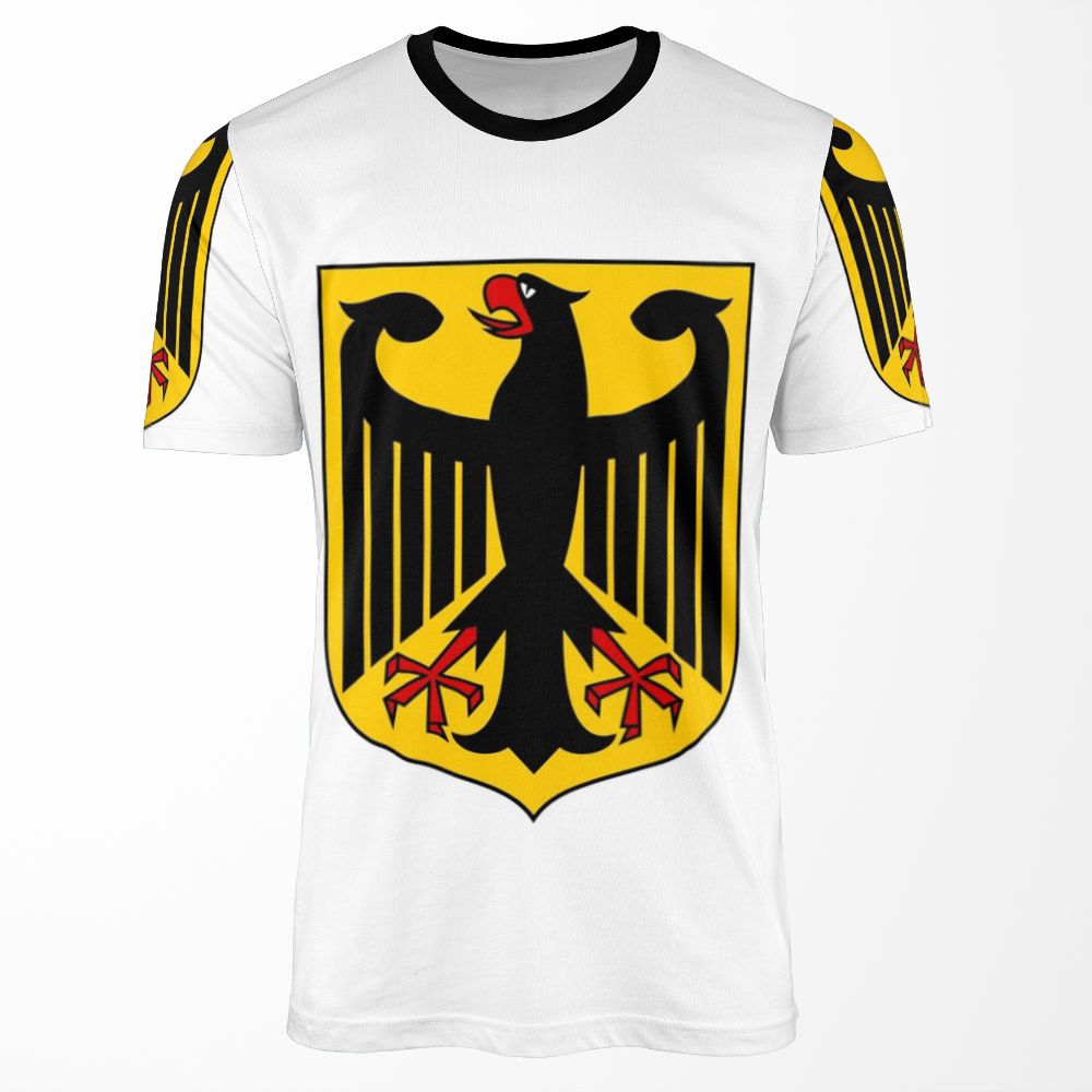 Bundesadler Bundeswappen Deutschlands German Emblem Germany All-over-print T-shirt