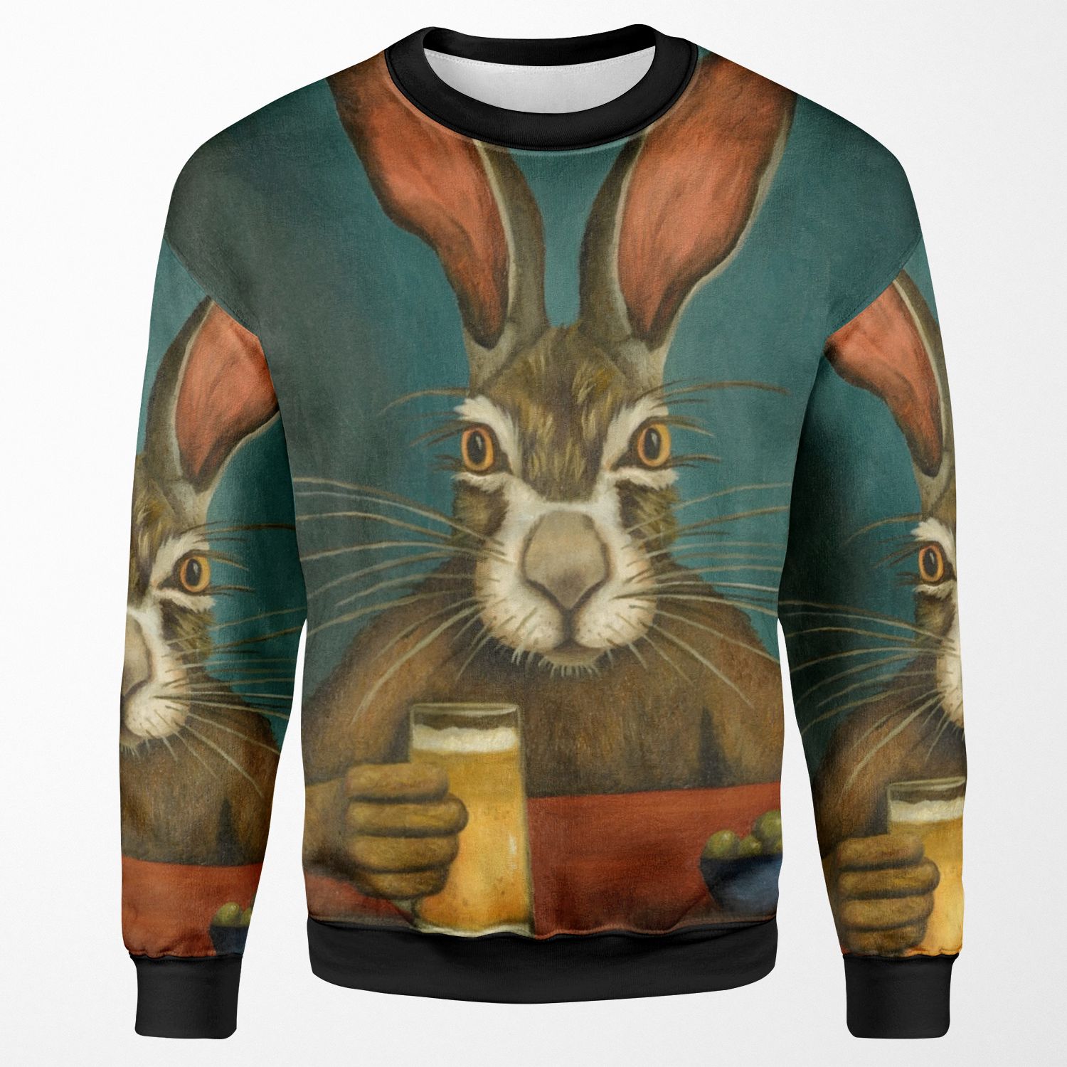 Bunny Hops All-over-print Unisex Sweatshirt