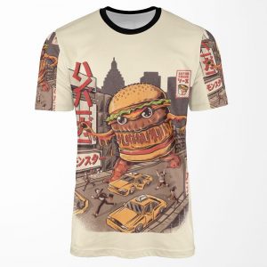 Burgerzilla All-over-print T-shirt