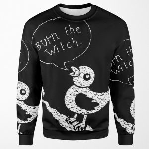 Burn The Witch White All-over-print Unisex Sweatshirt