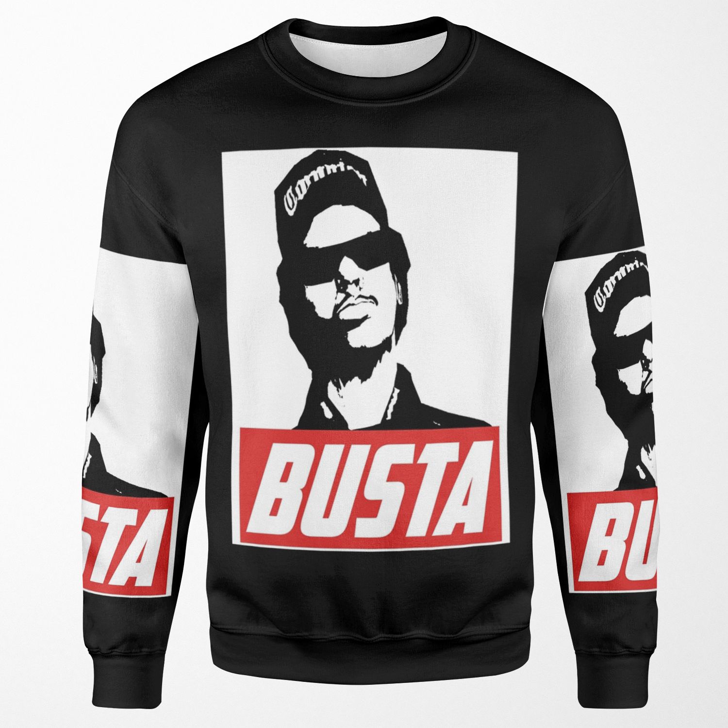 Busta Straight Busta Fan Art All-over-print Unisex Sweatshirt