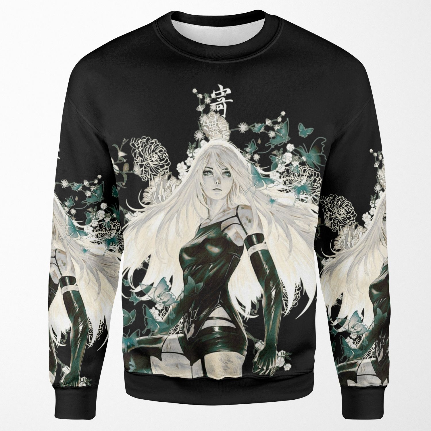 Butterflies And Garden All-over-print Unisex Sweatshirt