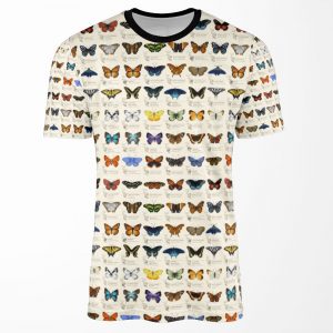 Butterflies Of North America All-over-print T-shirt